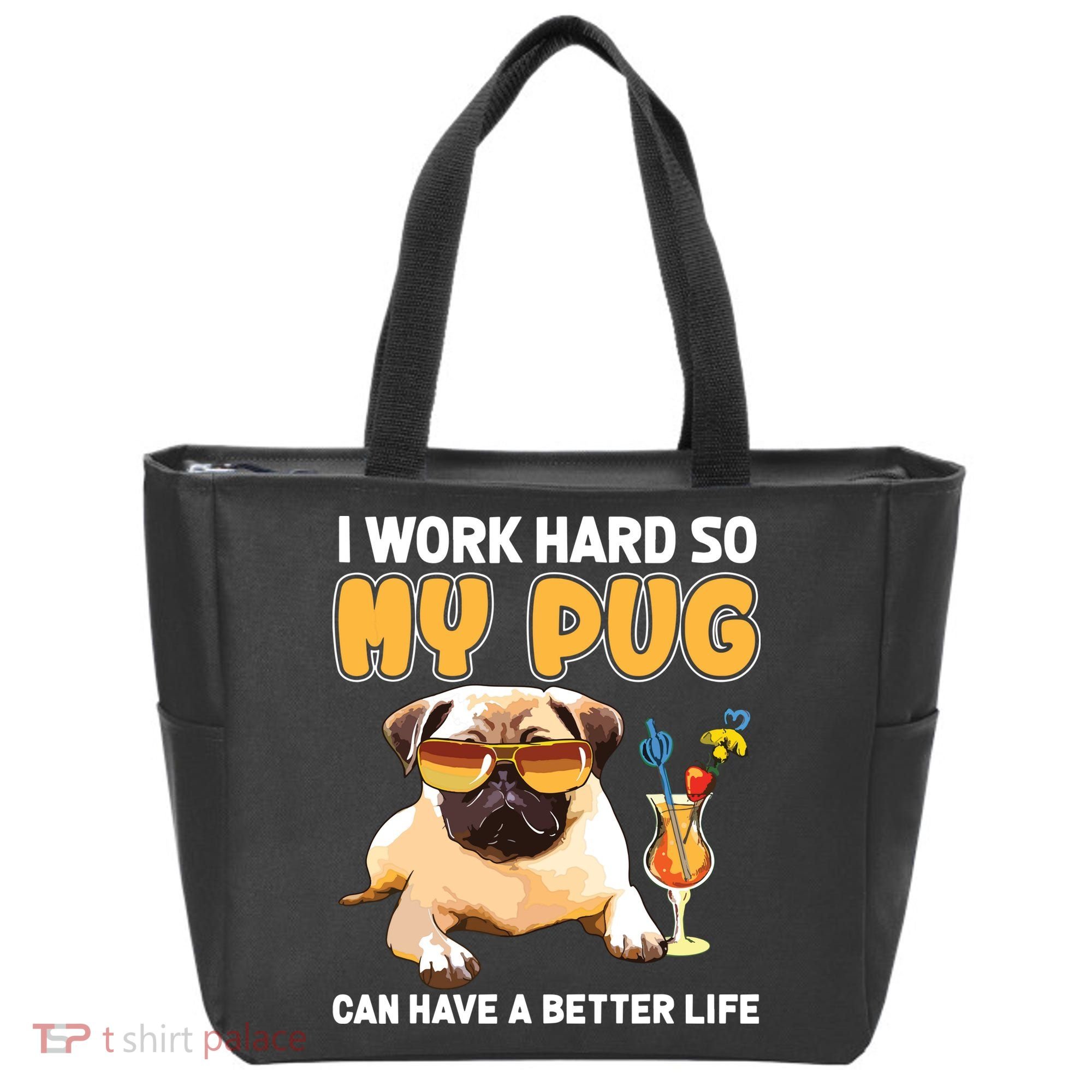Funny Pug Shirts Pug Lover Gifts Tote Bag