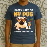 Funny Pug Shirts Pug Lover Gifts T-Shirt thumb 3