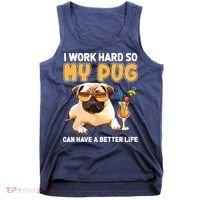 Funny Pug Shirts Pug Lover Gifts Tank Top thumb 0