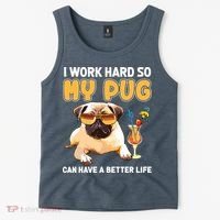 Funny Pug Shirts Pug Lover Gifts Tank Top thumb 2