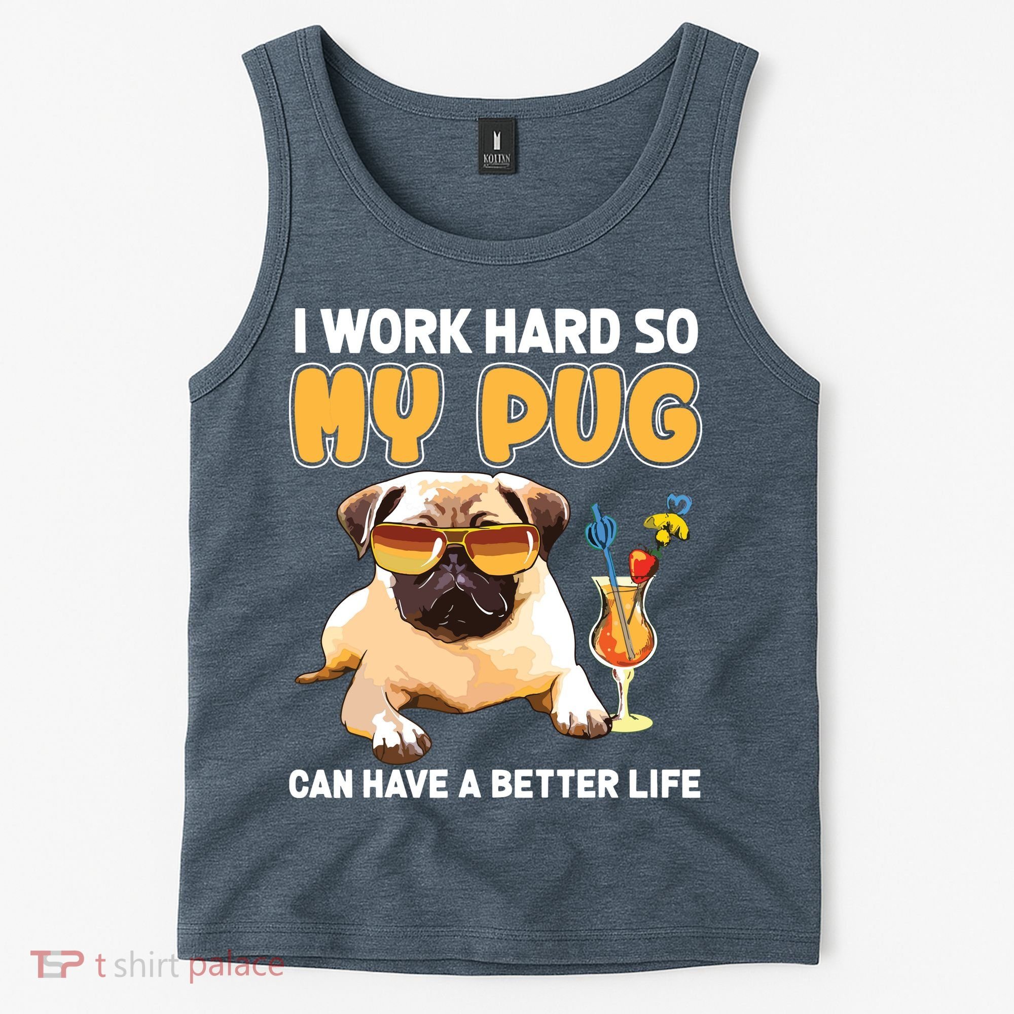 Funny Pug Shirts Pug Lover Gifts Tank Top