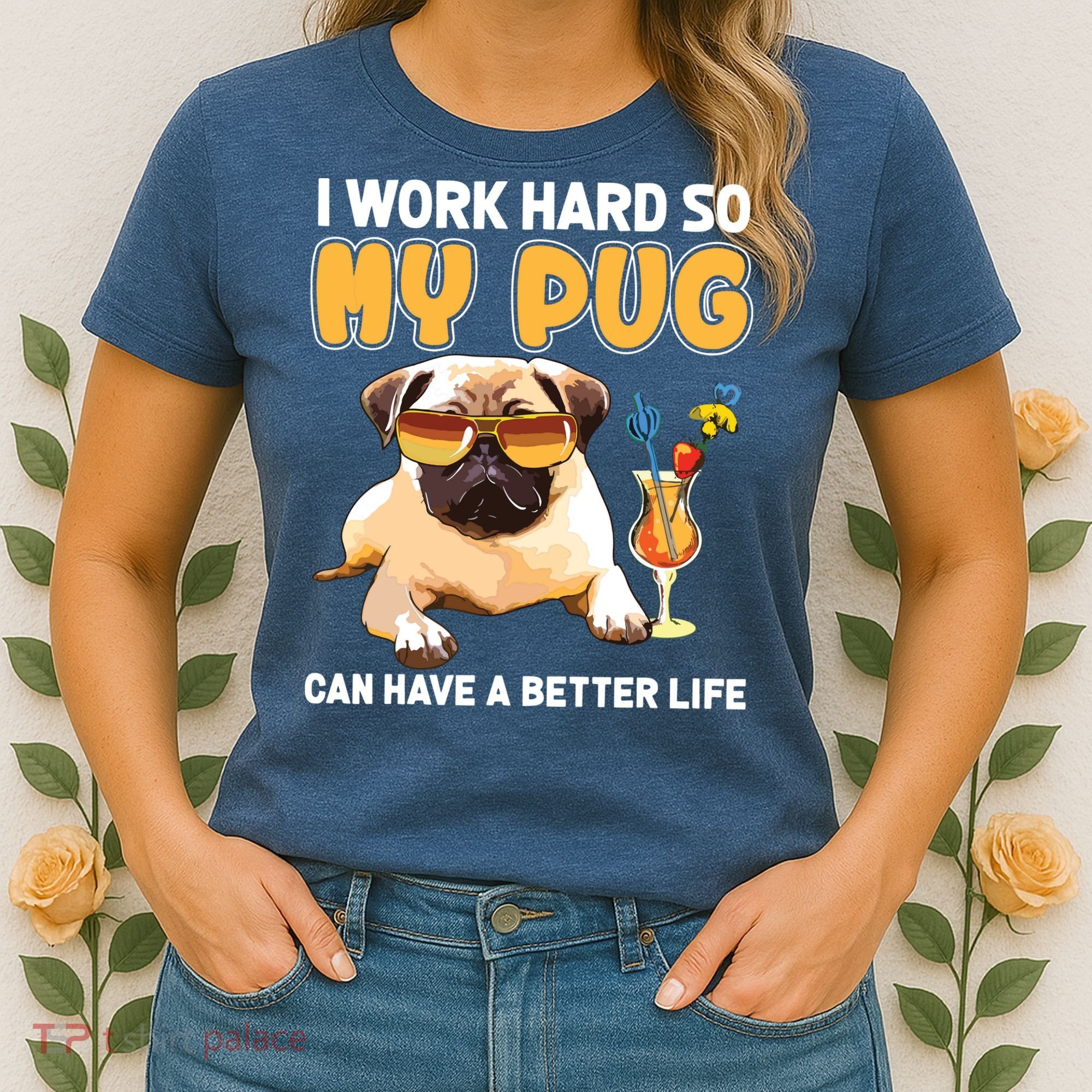 Funny Pug Shirts Pug Lover Gifts Women's T-Shirt