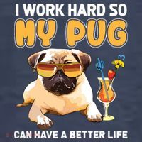 Funny Pug Shirts Pug Lover Gifts Women's T-Shirt thumb 6
