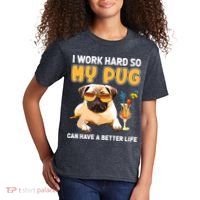 Funny Pug Shirts Pug Lover Gifts Kids T-Shirt thumb 2