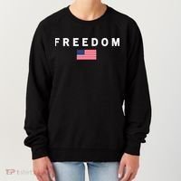 Freedom Pray Support American Values Patriotism Women's Sweatshirt thumb 0