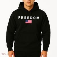 Freedom Pray Support American Values Patriotism Hoodie thumb 2