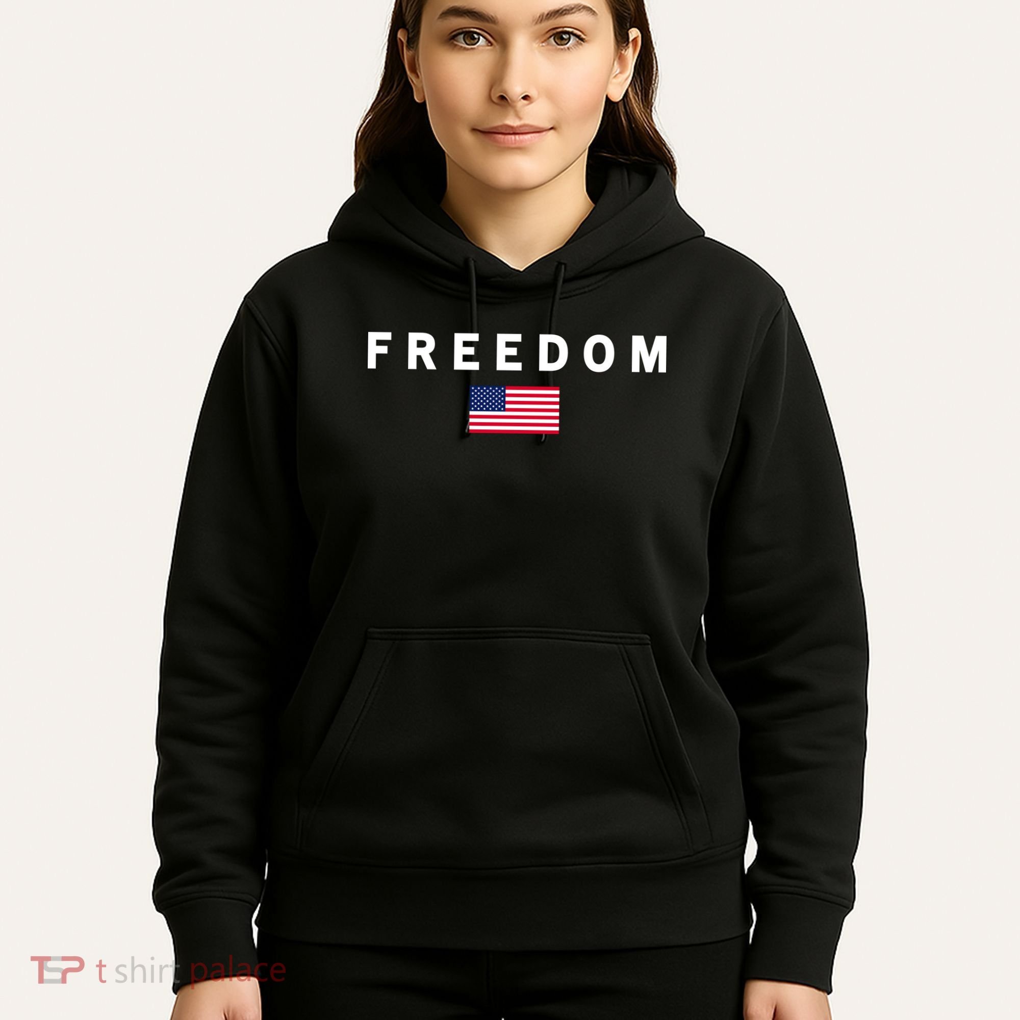 Freedom Pray Support American Values Patriotism Hoodie