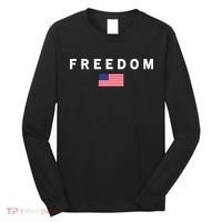 Freedom Pray Support American Values Patriotism Long Sleeve Shirt thumb 0