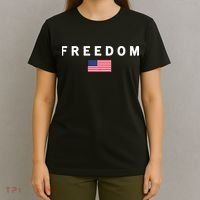 Freedom Pray Support American Values Patriotism T-Shirt thumb 4