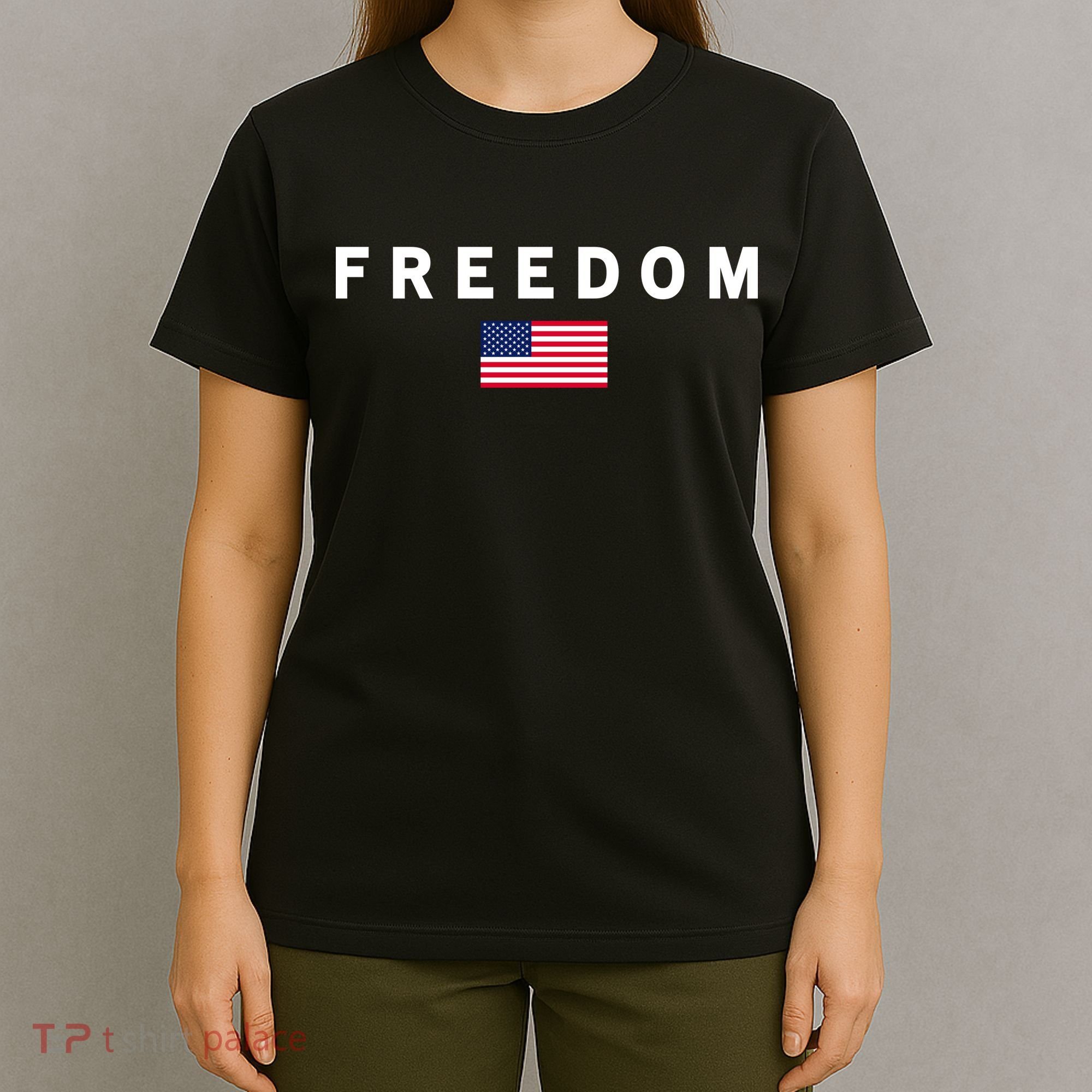 Freedom Pray Support American Values Patriotism T-Shirt