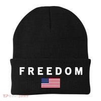 Freedom Pray Support American Values Patriotism Beanie thumb 0
