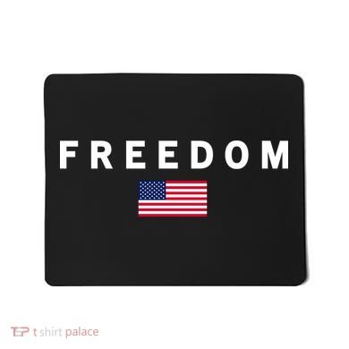 Freedom Pray Support American Values Patriotism Mousepad