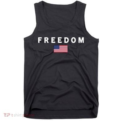 Freedom Pray Support American Values Patriotism Tank Top