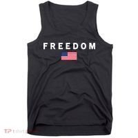 Freedom Pray Support American Values Patriotism Tank Top thumb 0