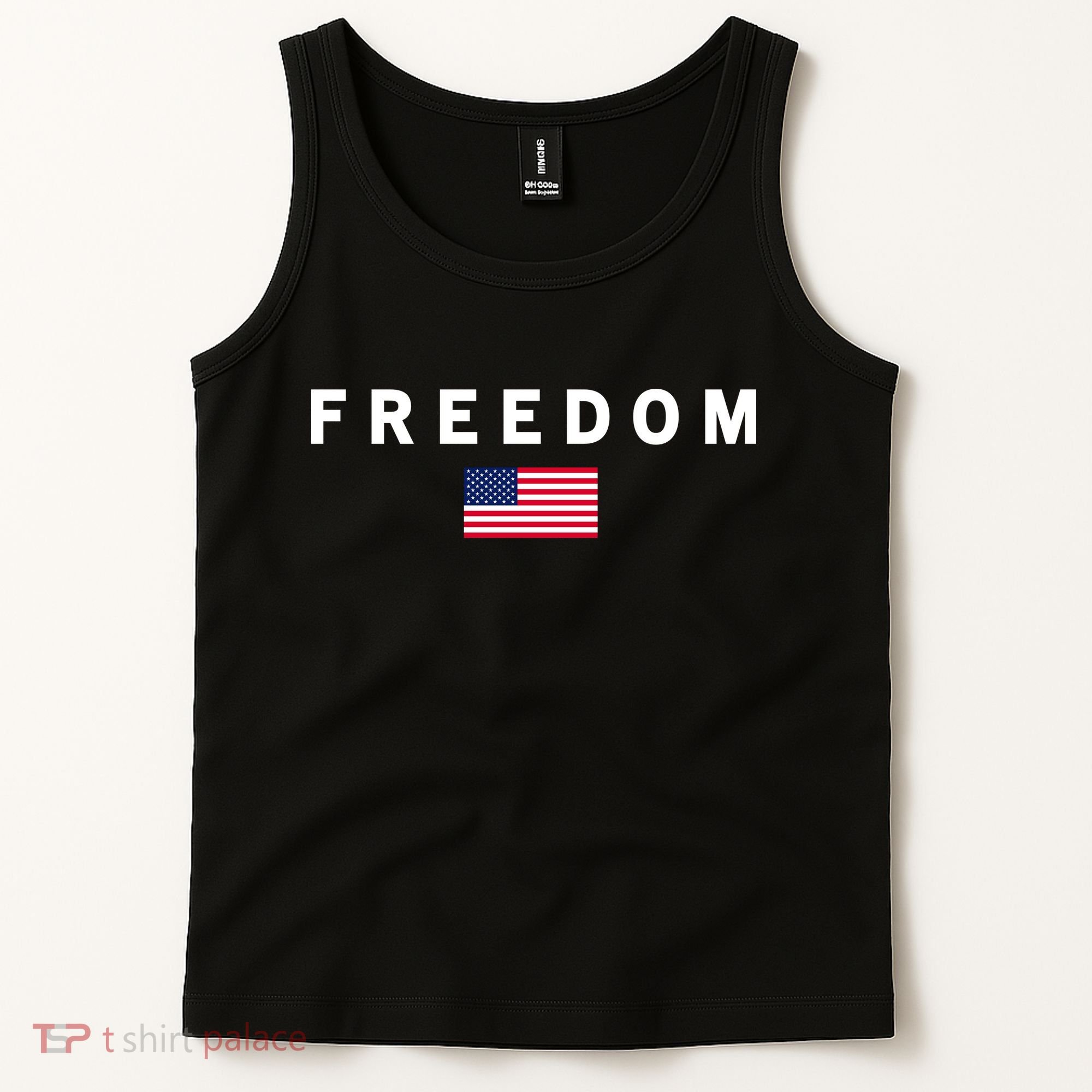 Freedom Pray Support American Values Patriotism Tank Top