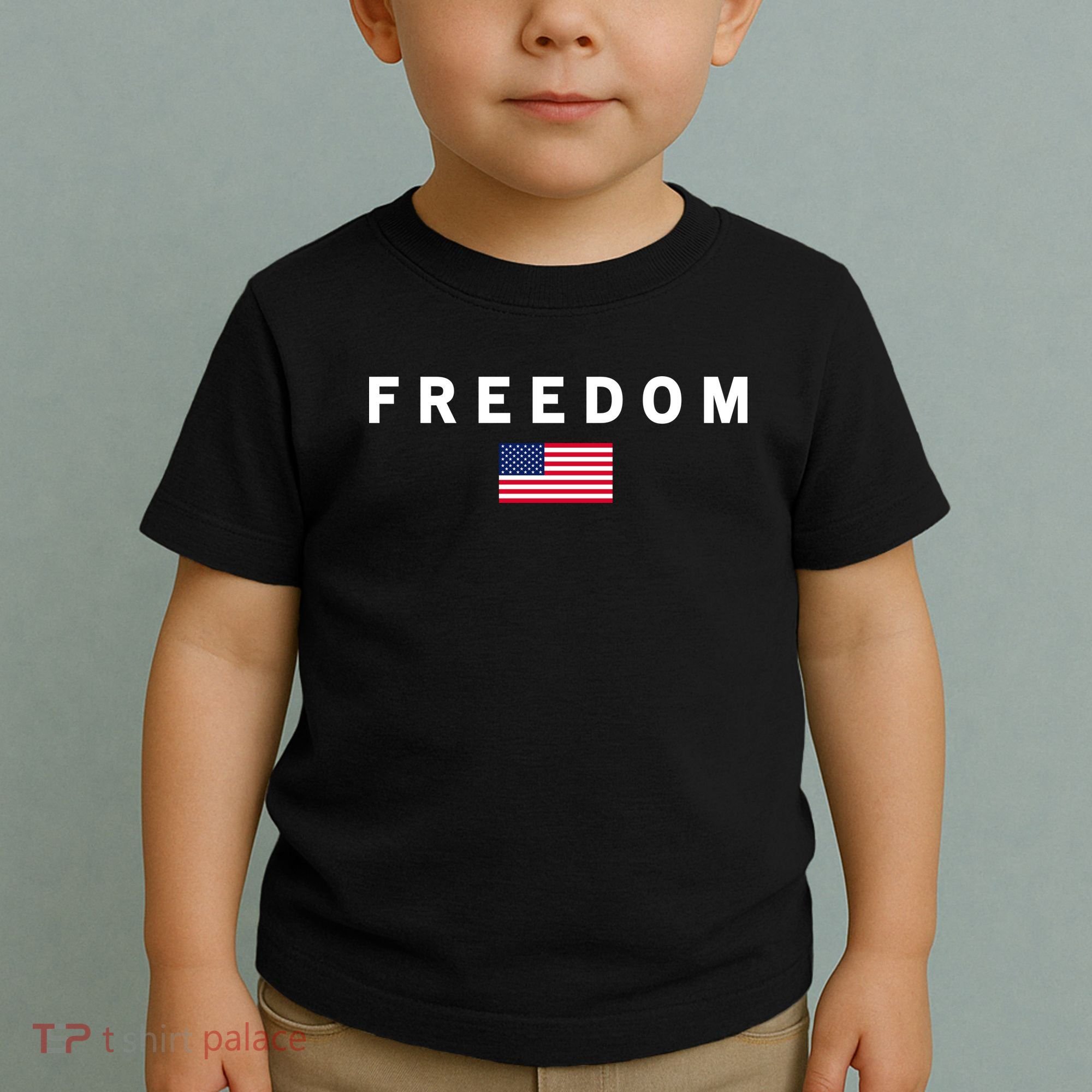 Freedom Pray Support American Values Patriotism Toddler T-Shirt