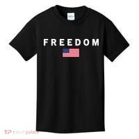 Freedom Pray Support American Values Patriotism Kids T-Shirt thumb 0