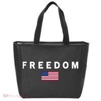 Freedom Pray Support American Values Patriotism Tote Bag thumb 0