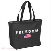 Freedom Pray Support American Values Patriotism Tote Bag thumb 2