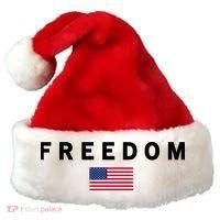 Freedom Pray Support American Values Patriotism Santa Hat thumb 0