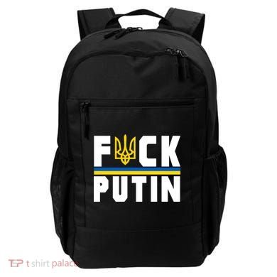 Fuck Putin Support Ukraine Backpack