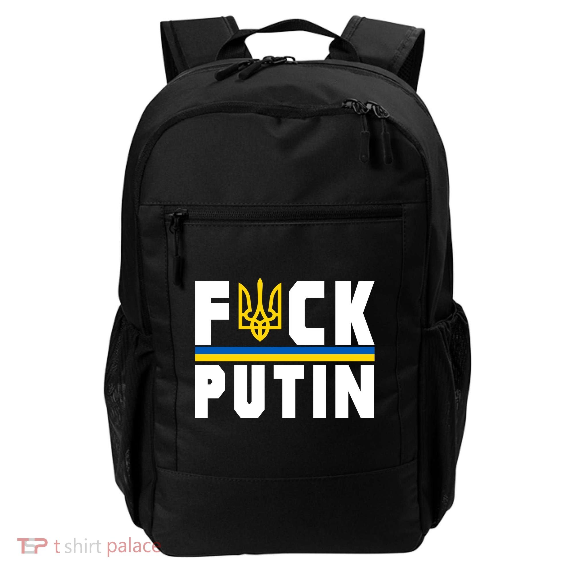 Fuck Putin Support Ukraine Backpack