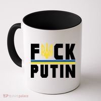 Fuck Putin Support Ukraine Coffee Mug thumb 0