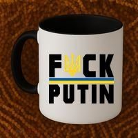 Fuck Putin Support Ukraine Coffee Mug thumb 2