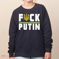 Fuck Putin Support Ukraine Women's Sweatshirt thumb 0