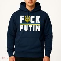 Fuck Putin Support Ukraine Hoodie thumb 2