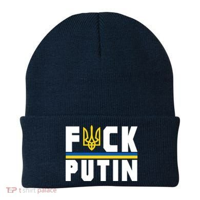 Fuck Putin Support Ukraine Beanie