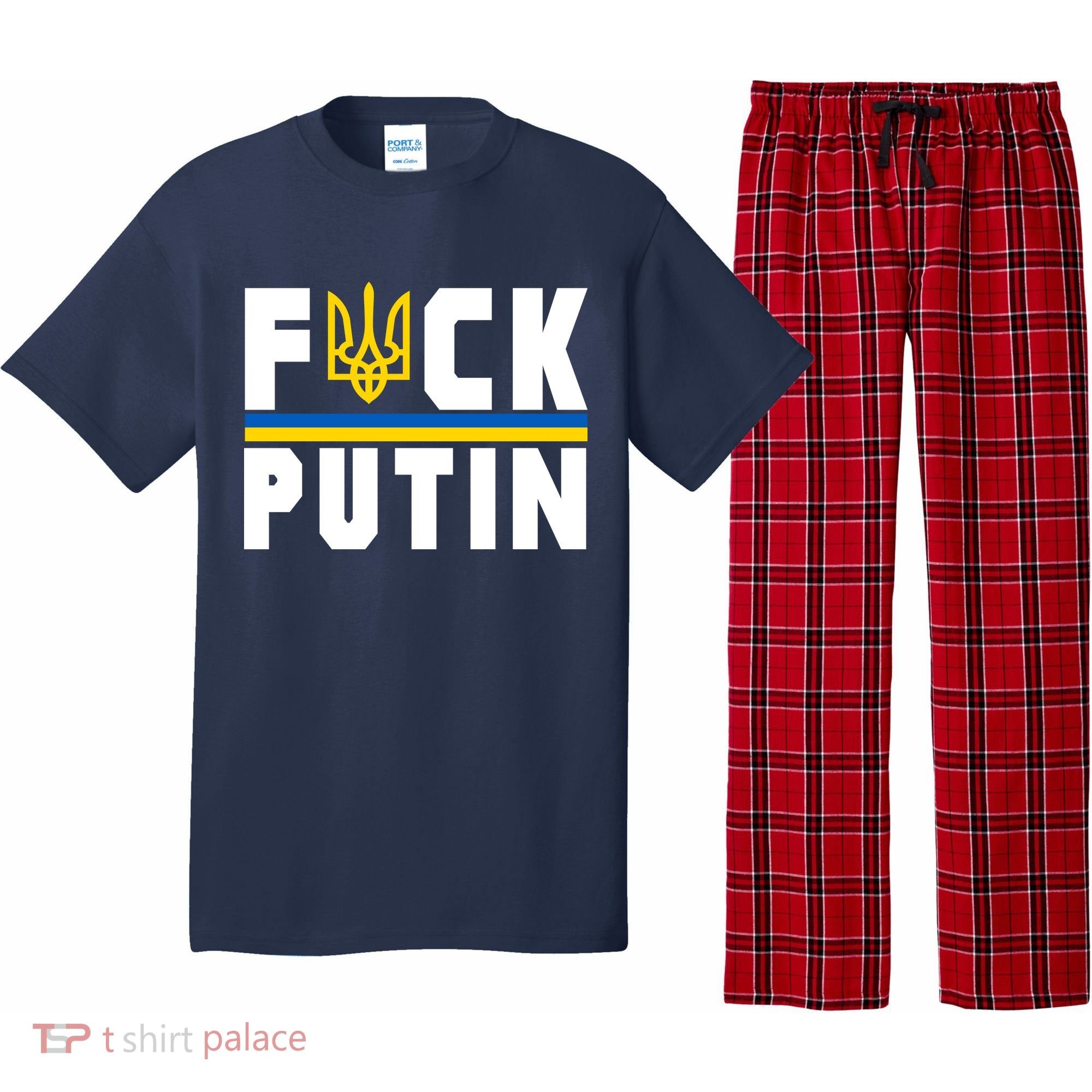 Fuck Putin Support Ukraine Pajama Set
