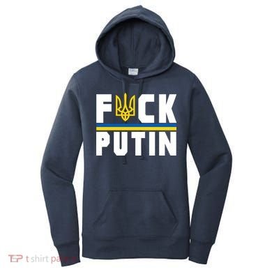 Fuck Putin Support Ukraine Women's Hoodie