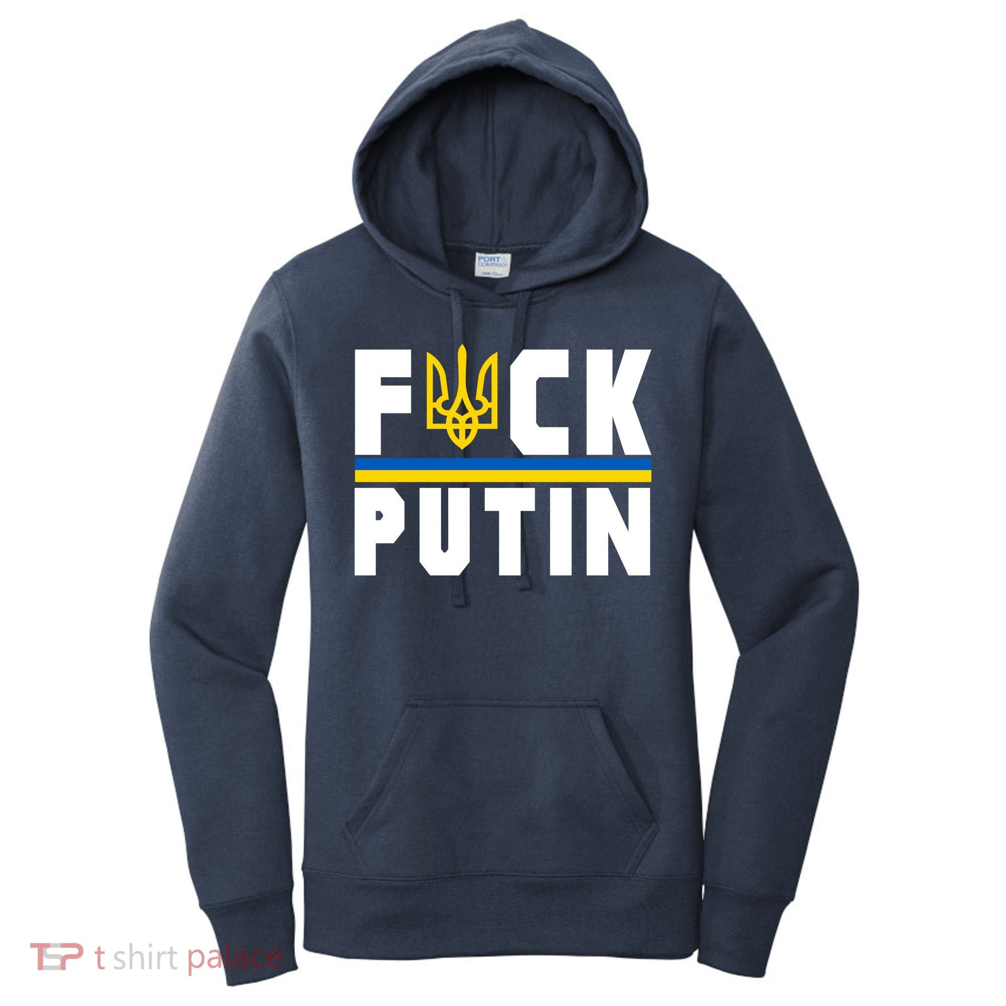 Fuck Putin Support Ukraine Women's Hoodie