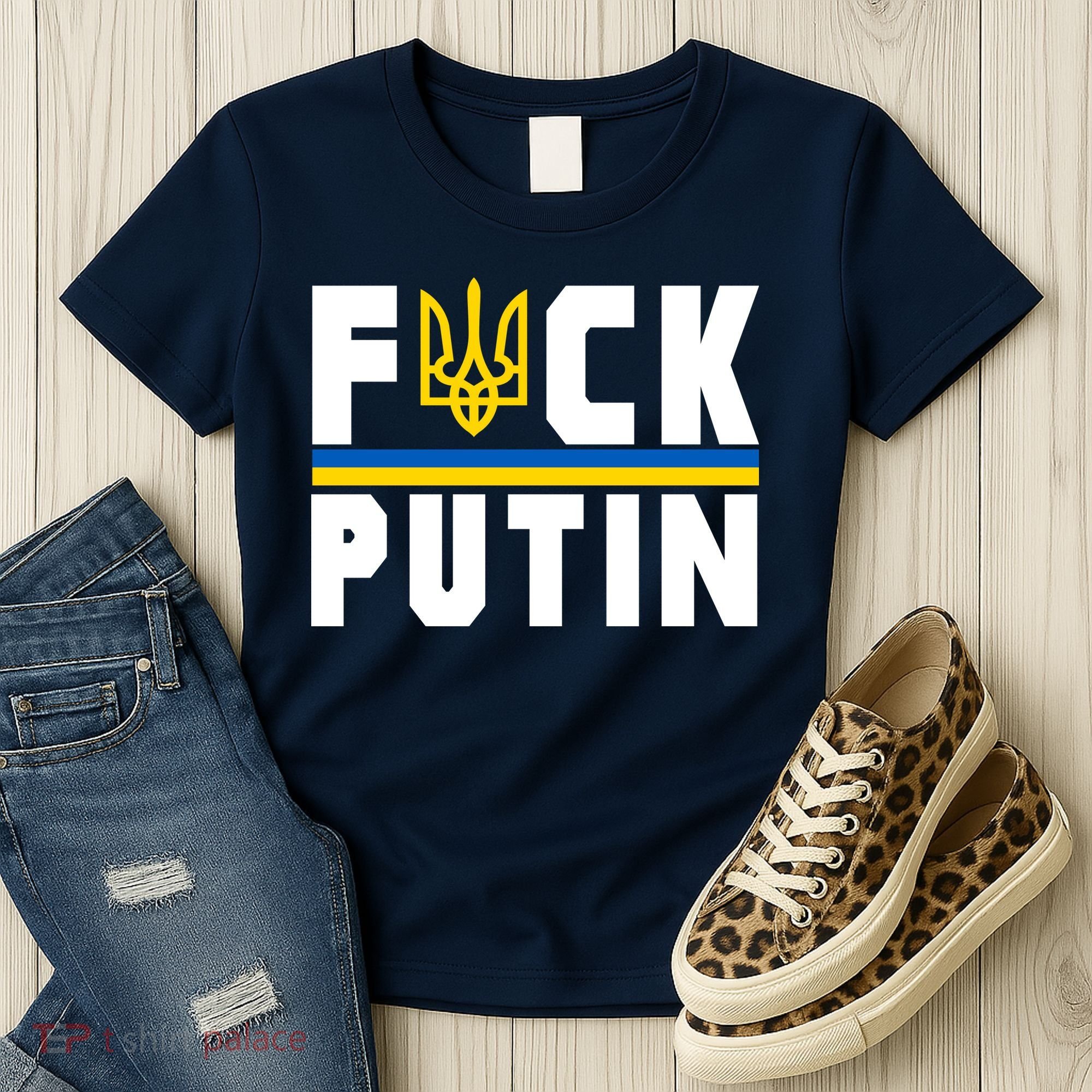 Fuck Putin Support Ukraine Women's T-Shirt