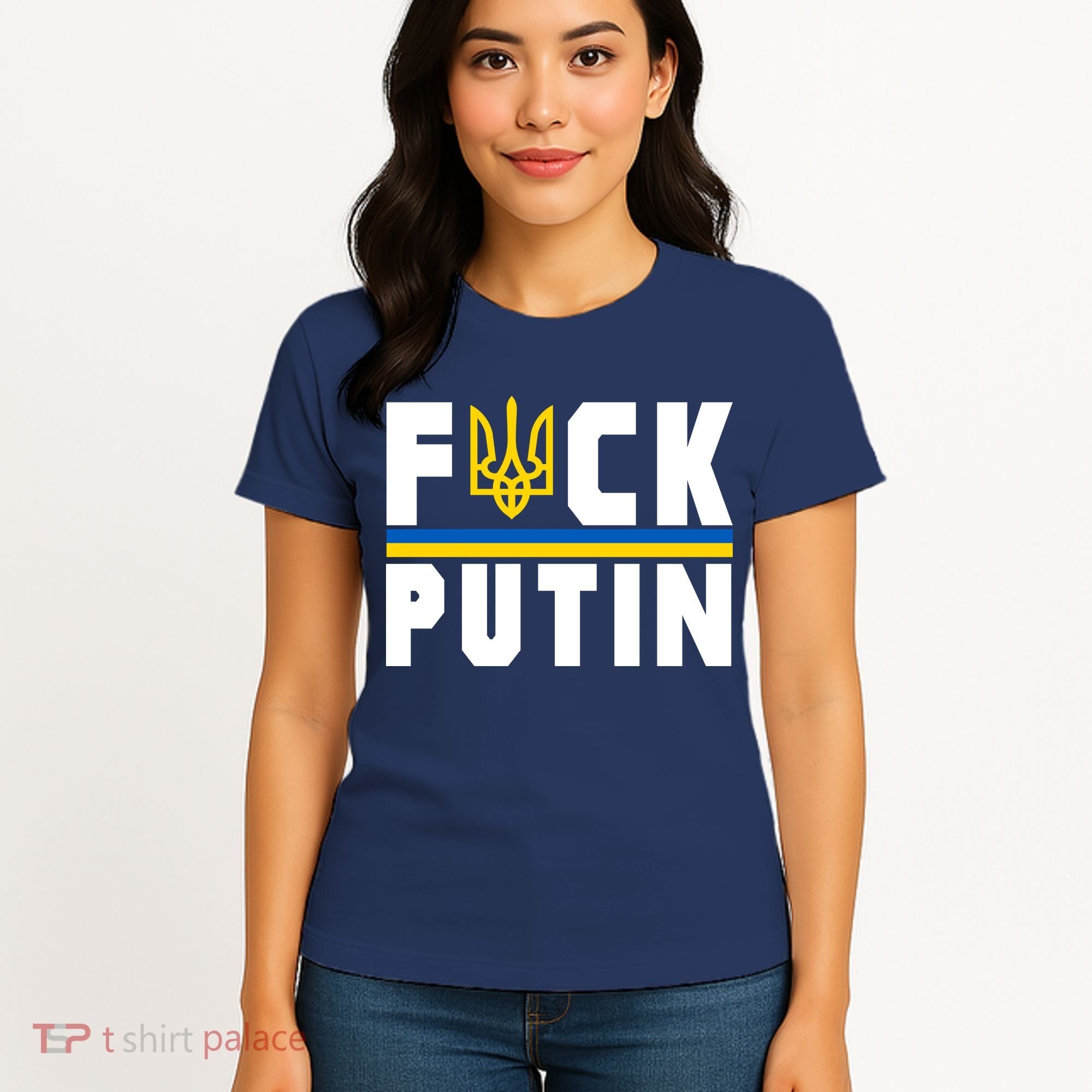 Fuck Putin Support Ukraine Women's T-Shirt