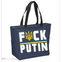 Fuck Putin Support Ukraine Tote Bag thumb 2