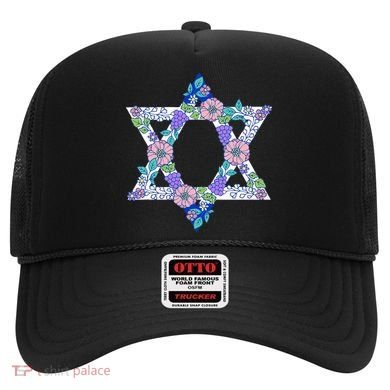Floral Peace Sign Isreal Hat