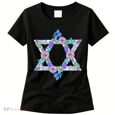 Floral Peace Sign Isreal Women's T-Shirt