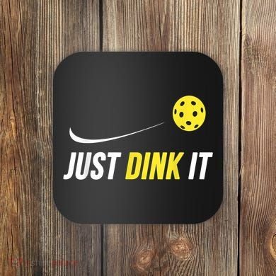 Funny Pickleball Shirt Coaster