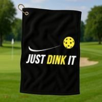 Funny Pickleball Shirt Golf Towel thumb 1