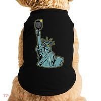 Funny Pickleball Statue Of Liberty  Doggie Tank thumb 0