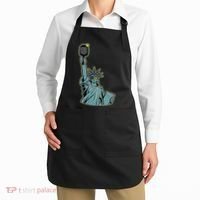 Funny Pickleball Statue Of Liberty  Apron thumb 2