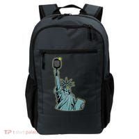 Funny Pickleball Statue Of Liberty  Backpack thumb 0