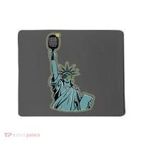 Funny Pickleball Statue Of Liberty  Mousepad thumb 0