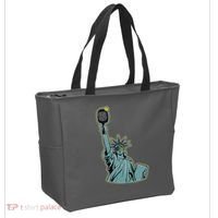 Funny Pickleball Statue Of Liberty  Tote Bag thumb 2