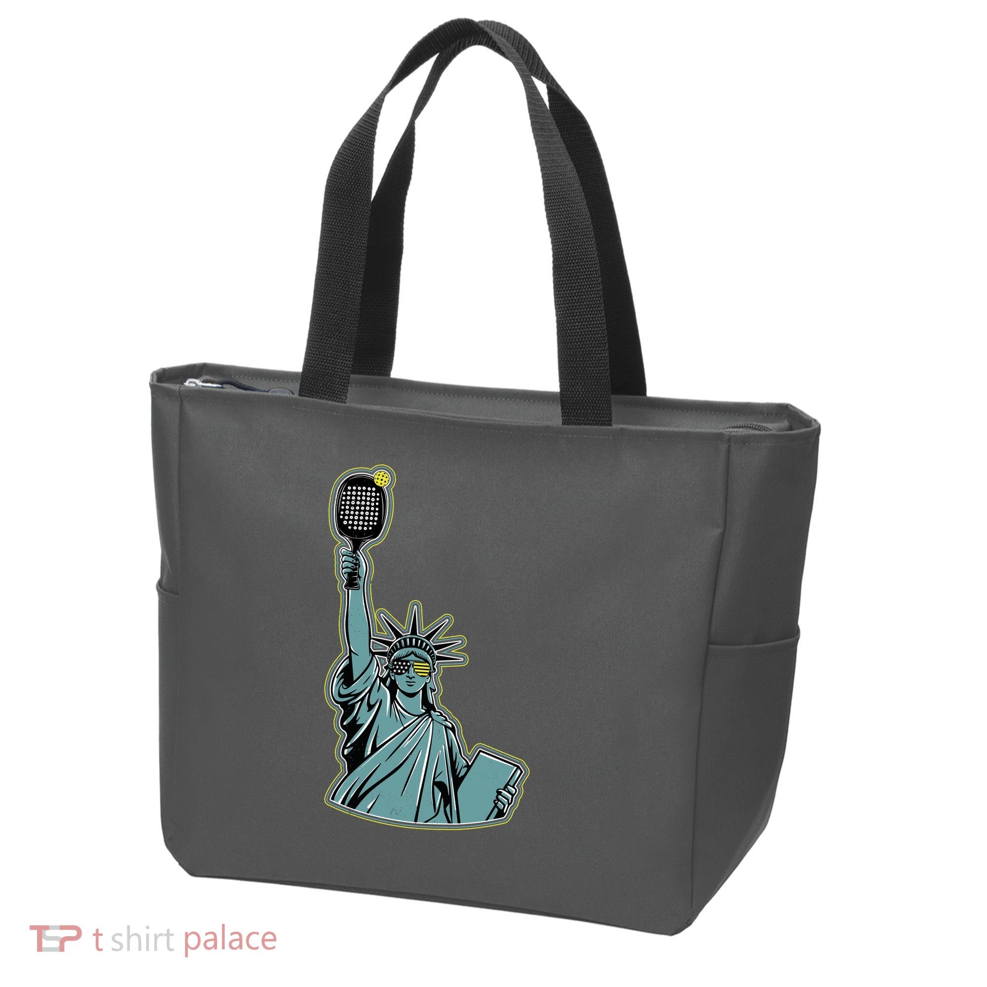 Funny Pickleball Statue Of Liberty  Tote Bag