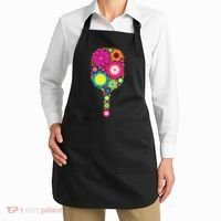 Flowers Pickleball Sports Racquet Racket Paddle Apron thumb 2