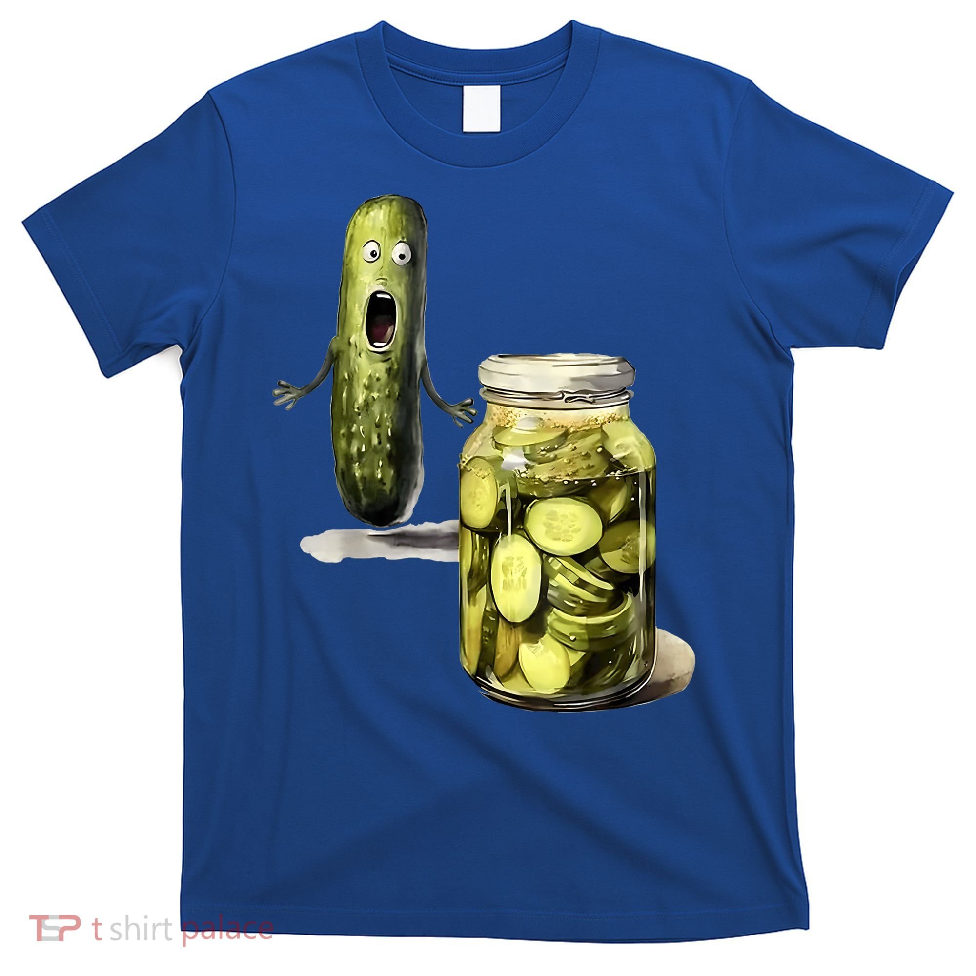 Funny Pickle Surprise A Cucumber And A Jar Of Sliced Pickles Gift T-Shirt