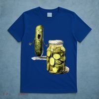 Funny Pickle Surprise A Cucumber And A Jar Of Sliced Pickles Gift T-Shirt thumb 5